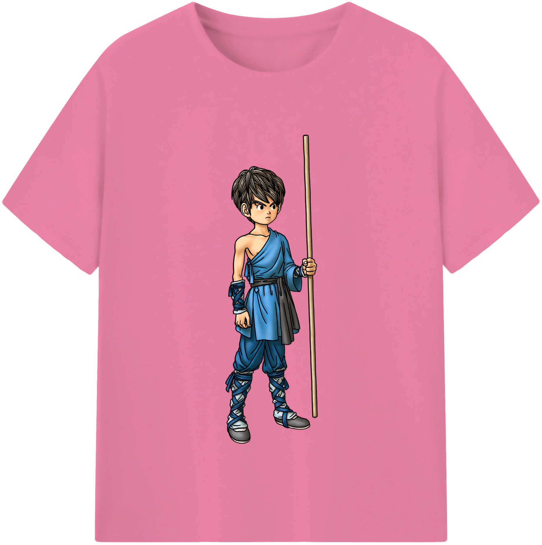 （画像用） ドラゴンクエスト Doragon Kuesuto Dragon Quest 綿100％半袖Tシャツ（フロントプリント）